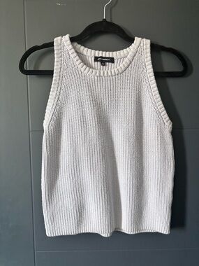 525 America Light Purple Ribbed Sleeveless Crewneck Sweater Tank